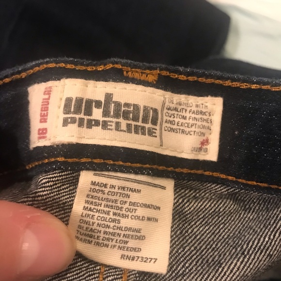 URBAN PIPELINE Boys Jeans Size 18 - Picture 3 of 3